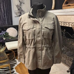 Style & Co. Women's Khaki Utility Jacket